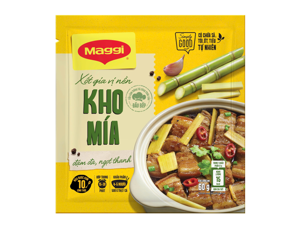 Xốt gia vị nền kho mía Maggi gói 60g